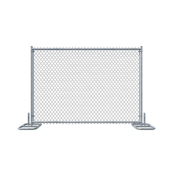 temporary fence panels are made from weather-resistant materials to withstand the elements